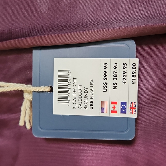 Joules Burgundy Caldcott Puffer Coat - Picture 6 of 11